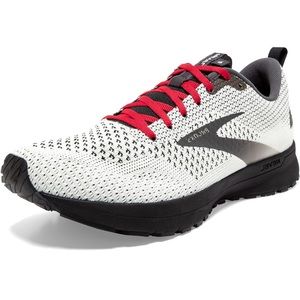 Men’s Brooks Revel 4 white black red 9.5